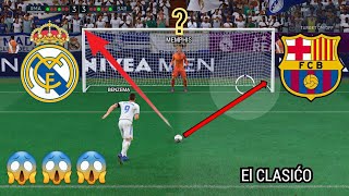 EL CLASICO | REAL MADRID VS BARCELONA | FIFA 22 PENALTY SHOOTOUT