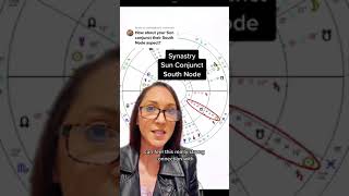 Astrology Compatibility - Sun Conjunct South Node in Relationship Chart Synastry #astrologyjane