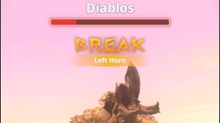 Monster Hunter Now - Black Diablos bow partbreaker 5 vs Diablos 8* stars (2 horns)