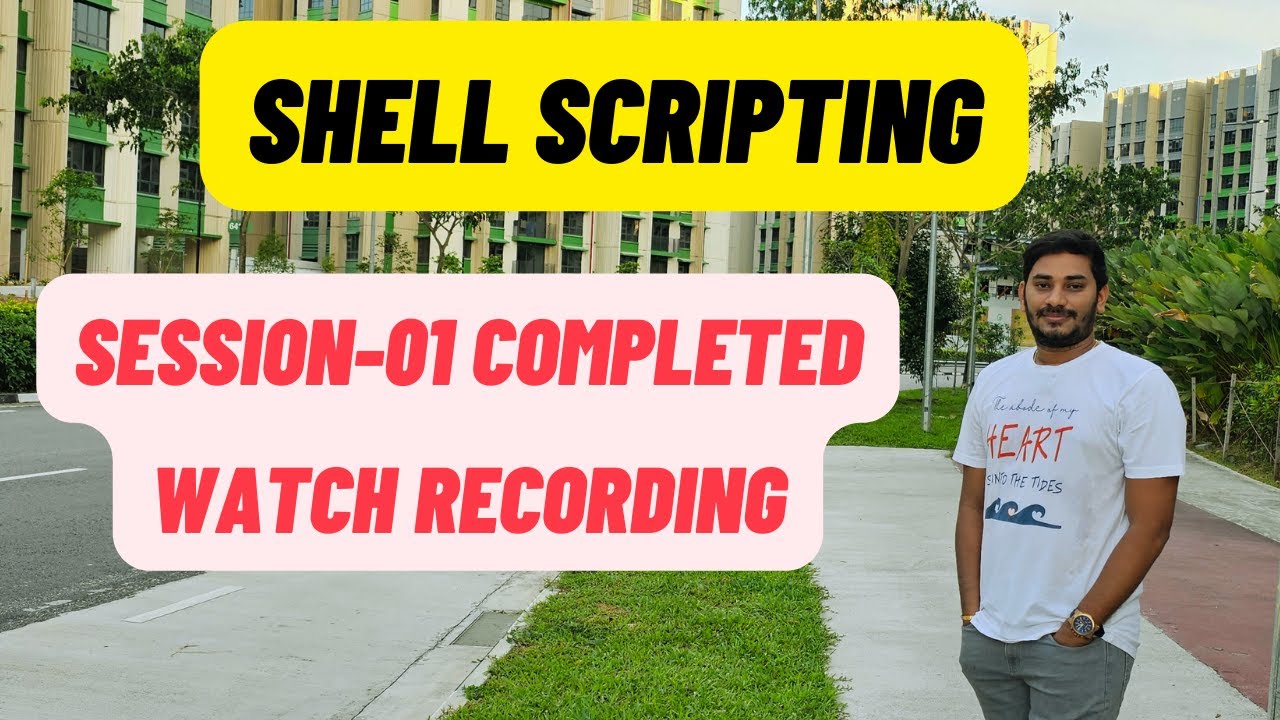 Shell Scripting Course | Session-01 - YouTube