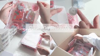 ［ packing ］📦 贈り物のパッキング to Korea 🇰🇷 | packing with me | 作業動画