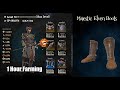 Mage Using Elven Boots 1 Hour Farming in Evil Lands