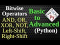 BitWise Operators in Python | AND | OR | XOR | Left Shift | Right Shift | Bit Manipulation in Python