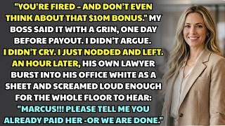 He Fired Me To Skip My $10,000,000 Bonus. Then His Lawyer Walked In...
