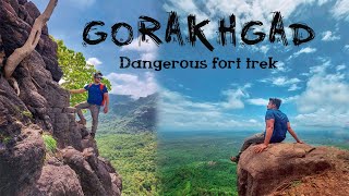 Gorakhgad Trek | Most Thrilling Trek in Maharashtra | 80 degree rock cut stairs | Siddiculous