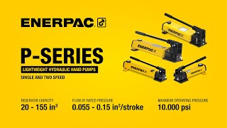 P-Series Lightweight Hydraulic Hand Pumps | Enerpac