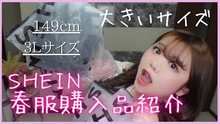 【SHEIN】春服！大量紹介！当たり！ぽっちゃりさん向け/着用動画/ブラウス/低身長