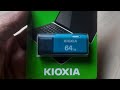 unboxing paket flasdisk merk kioxia 64gb dr quality first shop