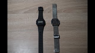 Сравнение электронных часов Casio F-91W vs Электроника ЧН-55С