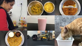 Food Vlog/Instant Kollu Rasam/Kovakkai Peanut Poriyal/Methi Chappathi/Adai