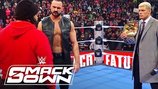 Cody Rhodes, Drew McIntyre, Jacob Fatu Talk Business | WWE SmackDown Highlights 2/14/25 | WWE on USA