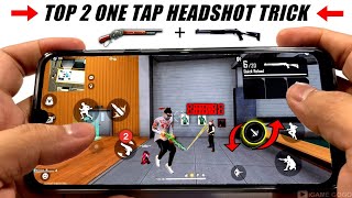 Best One Tap Headshot Trick  Handcam 😈 [ M1887 + M1014 ] New Headshot Trick Free Fire \