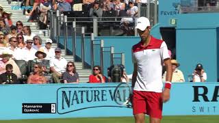Djokovic Surging; Kyrgios Sets Cilic Clash | Queen's 2018 Quarter-Final Highlights