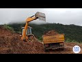 jcb eco excellence and tripper 4dx u0026 dump truck working