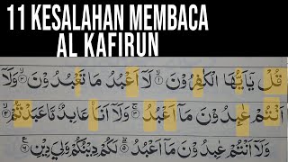 CARA MEMPERBAIKI BACAAN AL KAFIRUN YANG SERING SALAH