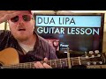 How To Play Fever on Guitar Dua Lipa & Angèle // easy guitar tutorial beginner lesson easy chords