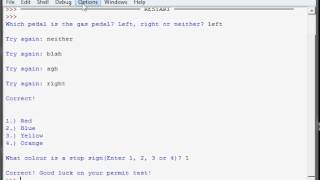 #9 - While Loop Test (Part 2) in Python