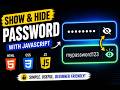 Show & Hide Password Toggle with JavaScript