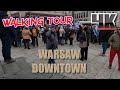 WARSAW POLAND WALKING TOUR 4K // DOWNTOWN // GoPro Hero 11 BLACK FOOTAGE