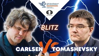 Cracking the Berlin Defence | Carlsen vs Tomashevsky | World Blitz 2022 |