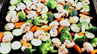 EASY OVEN ROASTED KETO VEGETABLES | One of the easiest and most delicious healthy recipes ever