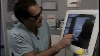 Cosmetic dentist uses 3D imaging for accurate treatment.