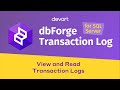 SQL Server Transaction Log reader tool to view, analyze, and edit SQL transaction logs