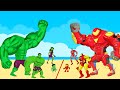 Evolution of HULK Vs Evolution of IRON-MAN : Who Will Win? | SUPER HEROES MOVIE ANIMATION