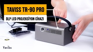 Taviss TR-90 Pro Projeksiyon Cihazı Kutu İçeriği - Taviss TR-90 Pro Projector Unboxing