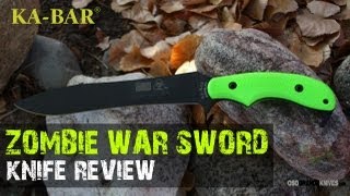 Kabar ZK War Sword Zombie Killer Knife Review | OsoGrandeKnives