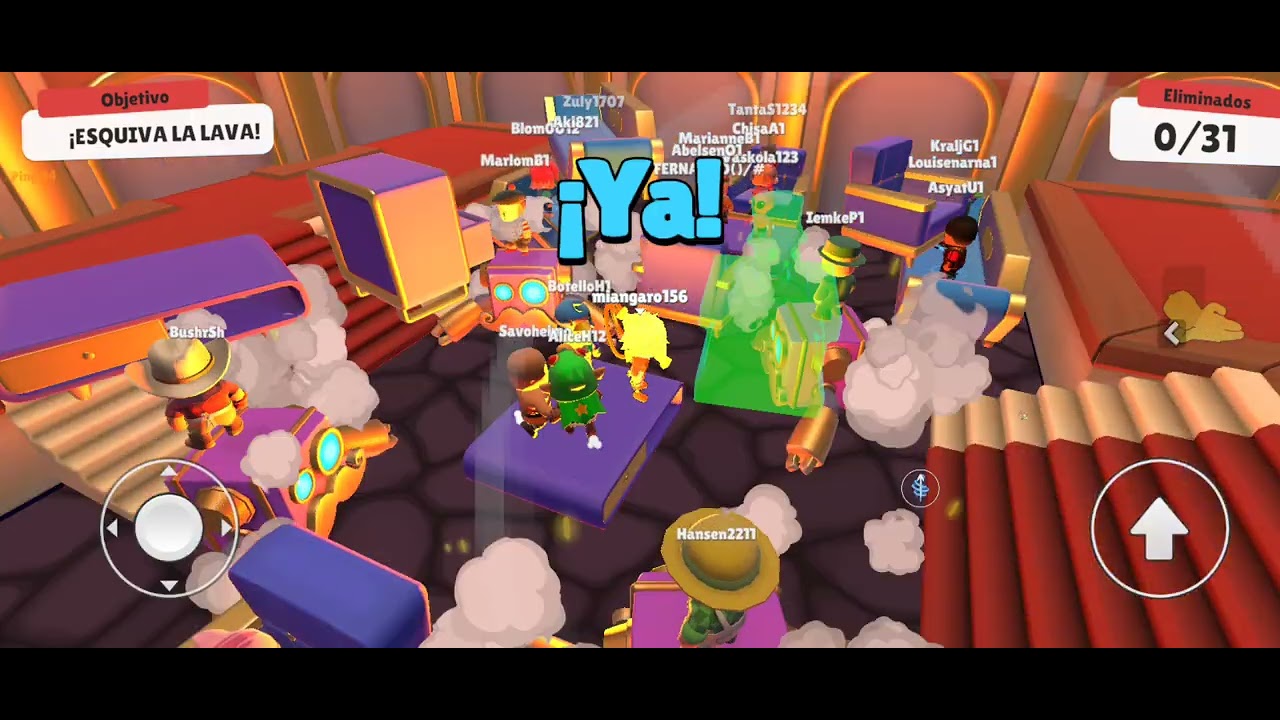 Interesante El Piso Es Lava En Stumble Guys Youtube