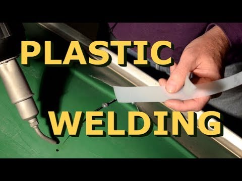 How to Plastic Weld an HDPE Canoe Boat with Wire Mesh How to Plastic Weld an HDPE Canoe Boat with Wire Mesh