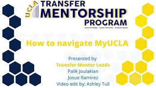 MyUCLA Navigation