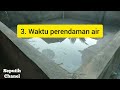 persiapan kolam beton sebelum tebar bibit ikan