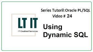 Oracle PL/SQL PU: Lesson 7 Using Dynamic SQL