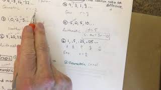 HAlg2: 9-3 Geometric Sequences