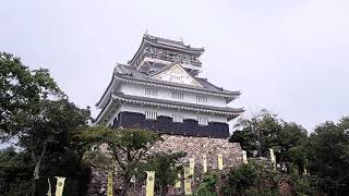 金華山山頂に建つ岐阜城の風景　岐阜県岐阜市