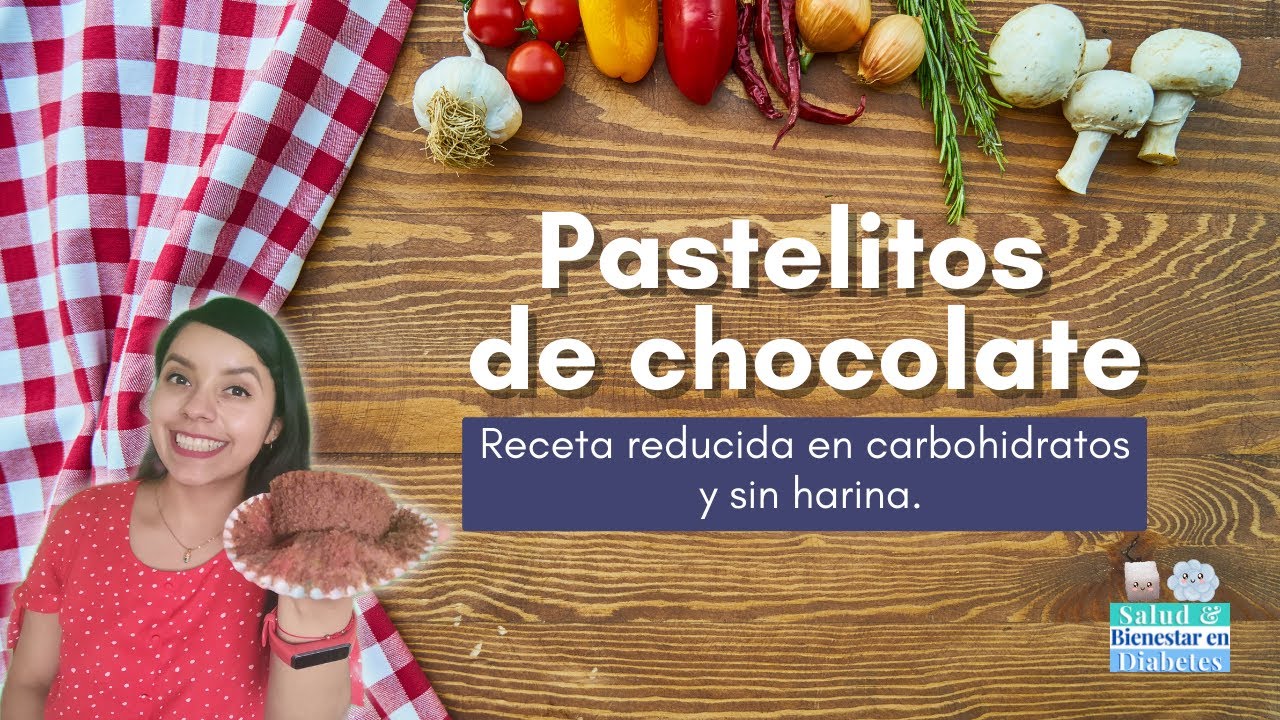 Pastelitos De Chocolate Saludables, Bajos En Carbohidratos Y Sin Harina ...