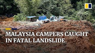 Malaysia landslide kills at least 18 campers overnight, countless still missing