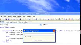 Simple Visual Basic Setting Save Load