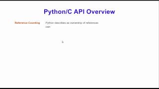 Python/C API Introduction