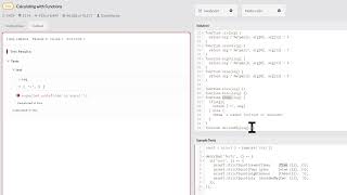 Calculating with functions (codewar) in javascript