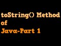 Java Program For Understanding The Concept Of toString() method