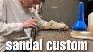 Military custom cheap sandals