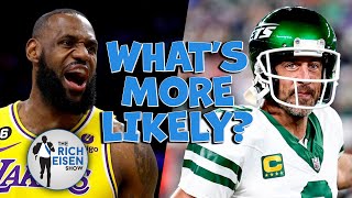 What’s More Likely: Rich Eisen Talks Aaron Rodgers, LeBron, Cowboys, NBA Finals,