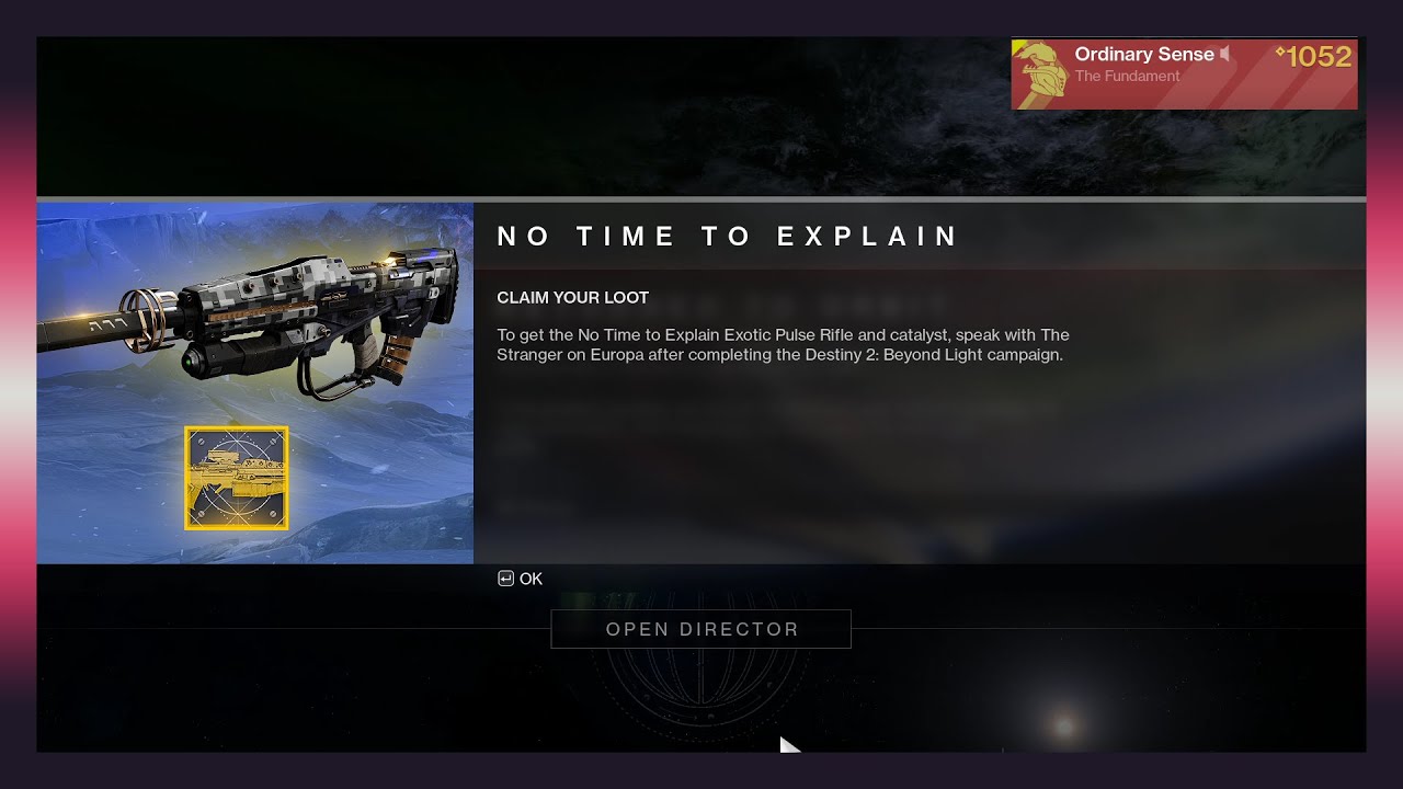 How To Get The No Time To Explain Exotic Pulse Rifle And Exotic ...