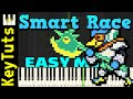 Smart Race [Deltarune: Chapter 2] by Toby Fox - Easy Mode [Piano Tutorial] (Synthesia)