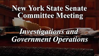 Senate Standing Committee on Investigations and Government Operations  - 05/15/2023