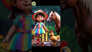 Alphabet H with sounds and pictures for kids #foryou #alphaphonics #kidsworld