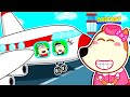 Flight Attendant in Airplane Challenge with Wolfoo - Fun Playtime for Kids 🤩 Wolfoo Kids Cartoon